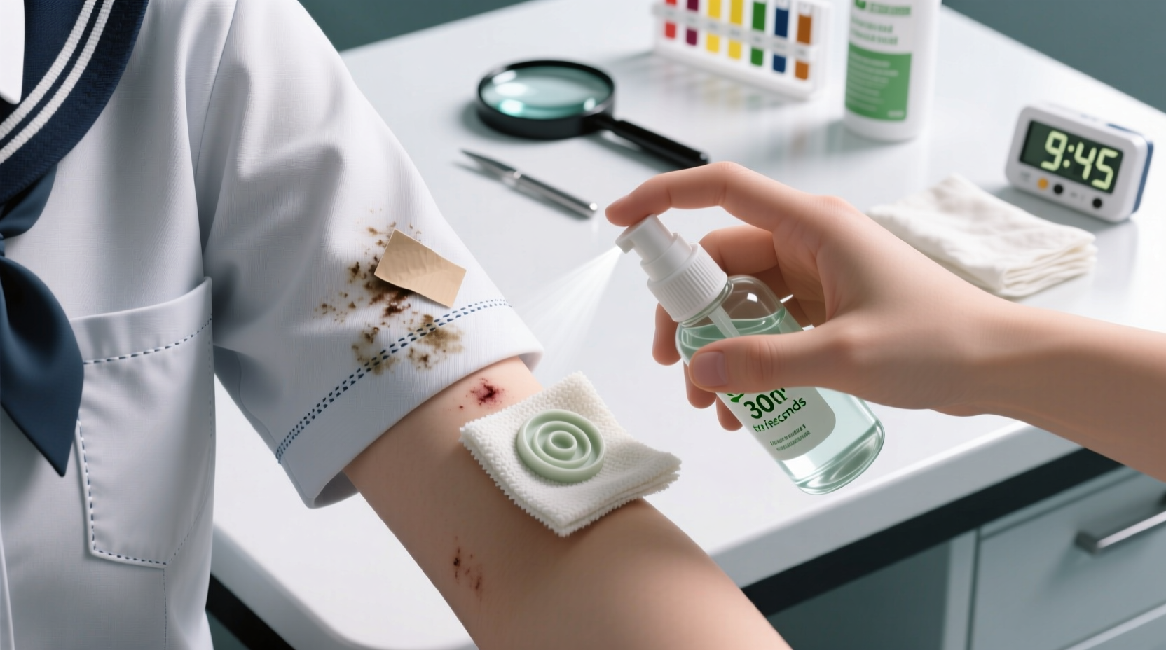 how to remove name tag adhesive safely