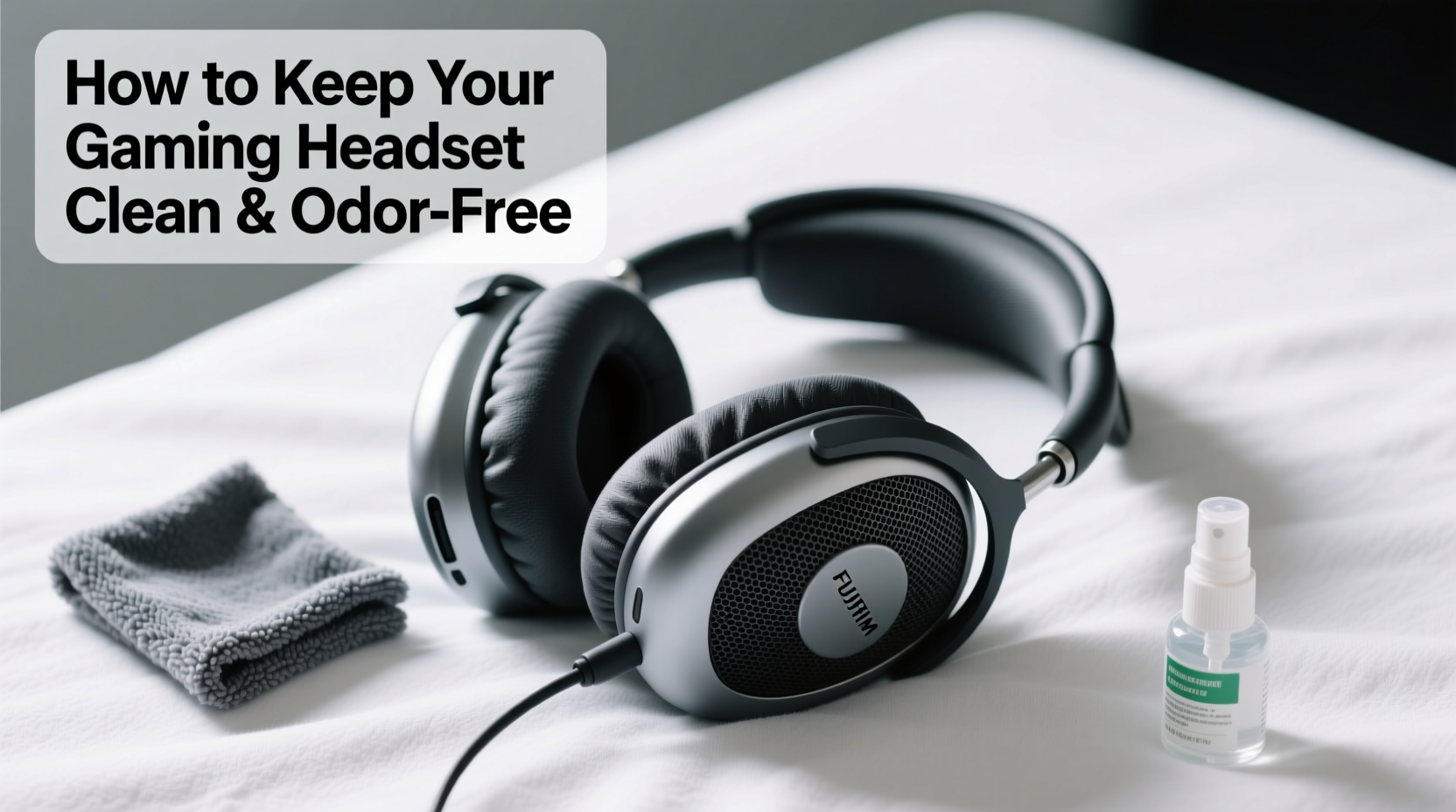 how to keep your gaming headset clean and odor free between uses