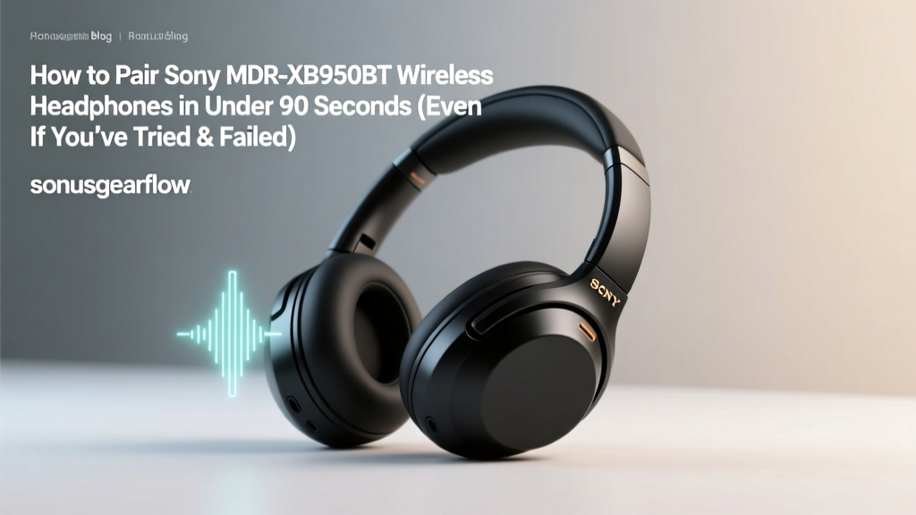 How To Pair Sony Mdr Xb950Bt Wireless Headphones (2026)