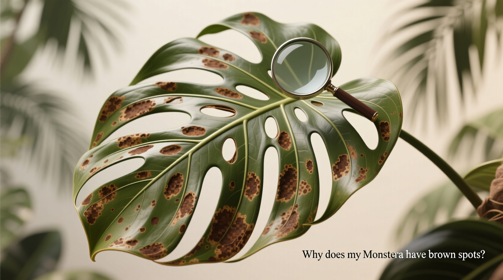 why does my monstera have brown spots