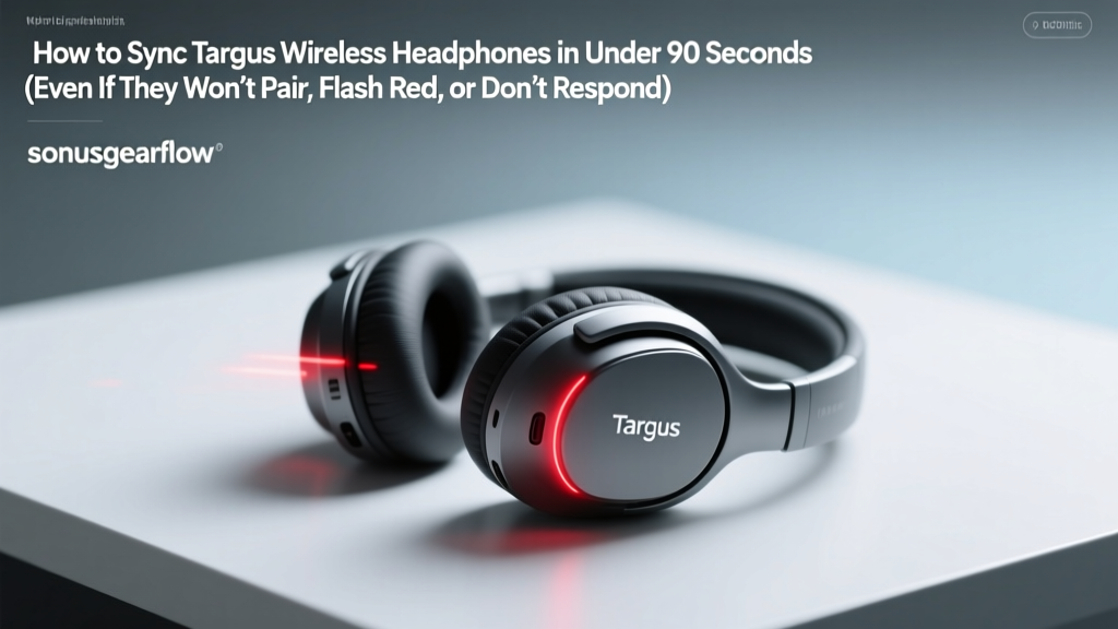 Targus Wireless Headphones Sync Guide (2026)
