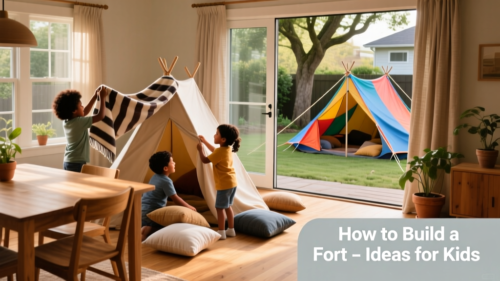 How To Build A Fort: 27 Practical Indoor & Outdoor Ideas for Kids (With Real Materials, Measurements & Safety Tips)