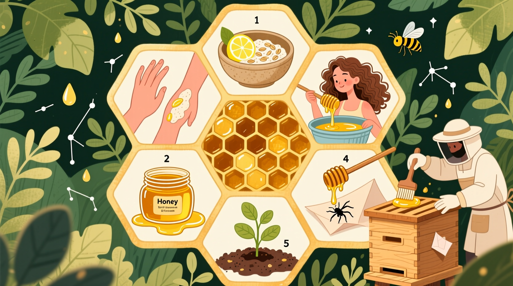 the most clever ways to use honey besides eating it