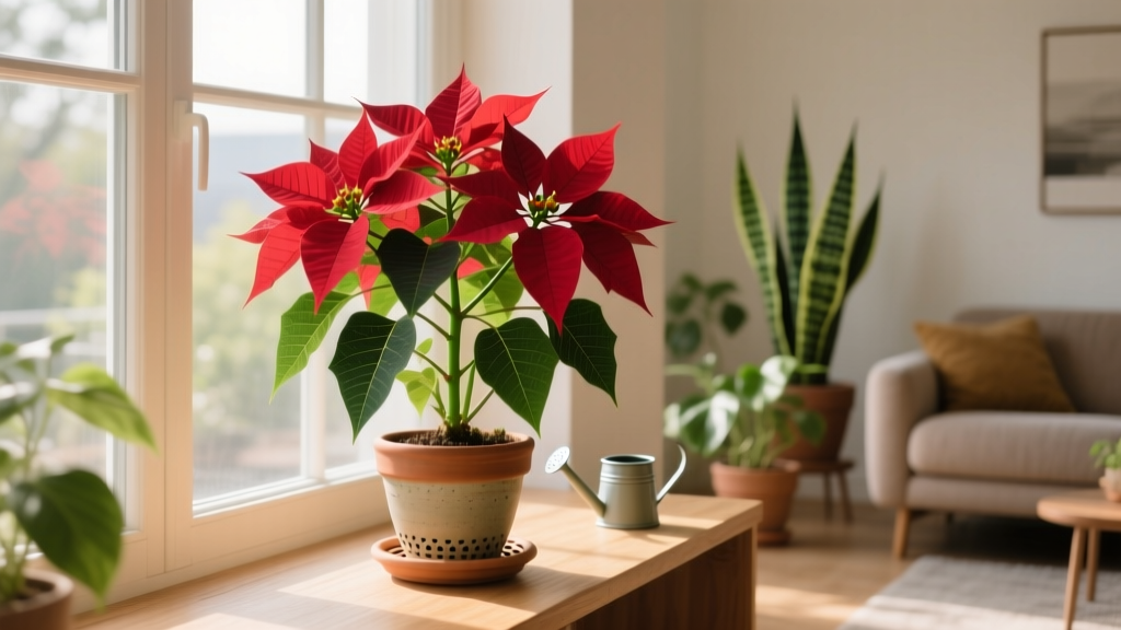 Poinsettia Lifespan Indoors: The Light Mistake That Kills