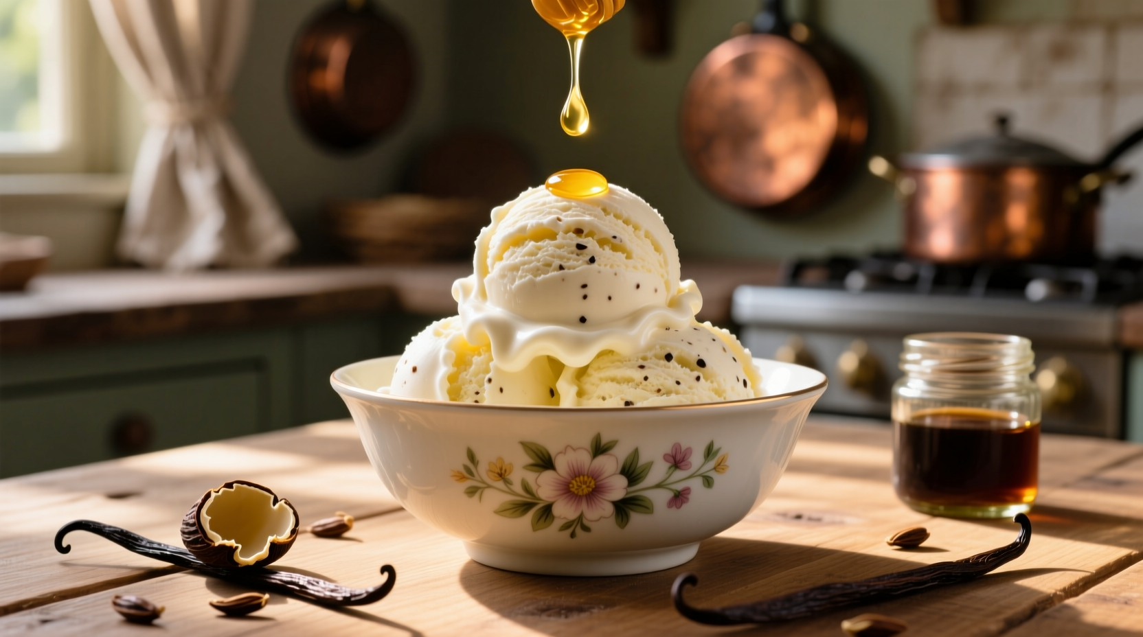 make amazing vanilla ice cream with fresh dairy and no ice cream machine