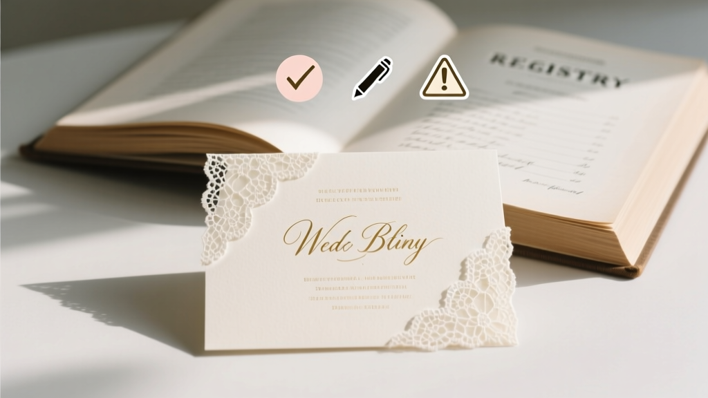 Wedding Registry on Invitations: 7 Mistakes to Avoid (2026)