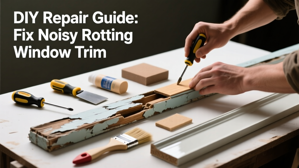 Fix Noisy Rotting Window Trim: DIY Repair Guide