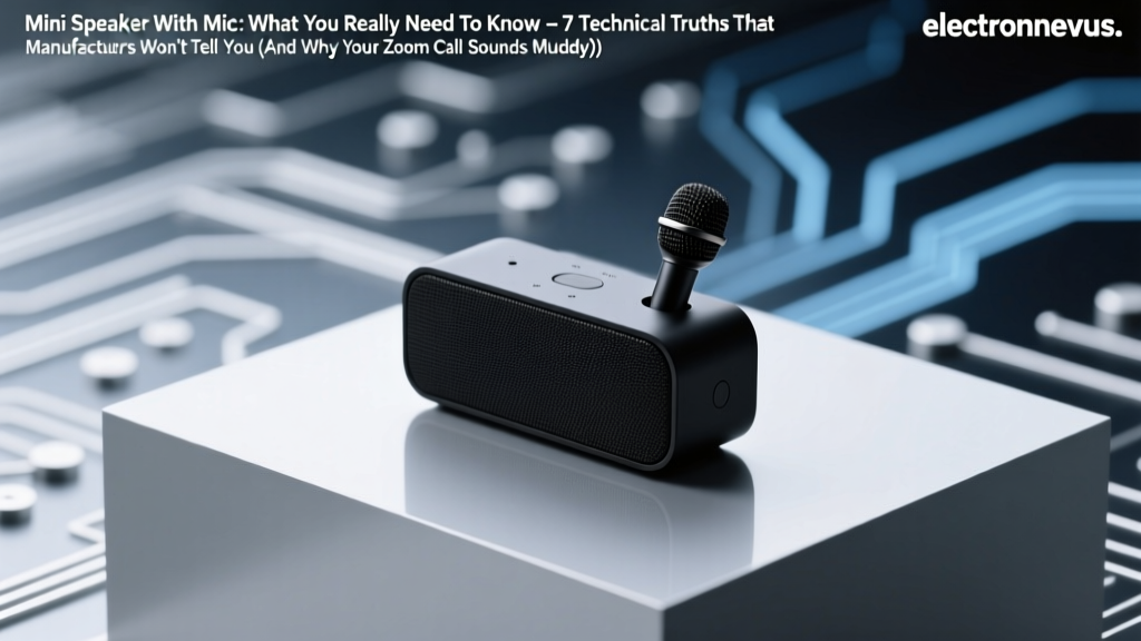 Mini Speaker With Mic What You Really Need To Know: 7 Technical Truths That Manufacturers Won’t Tell You (And Why Your Zoom Call Sounds Muddy)