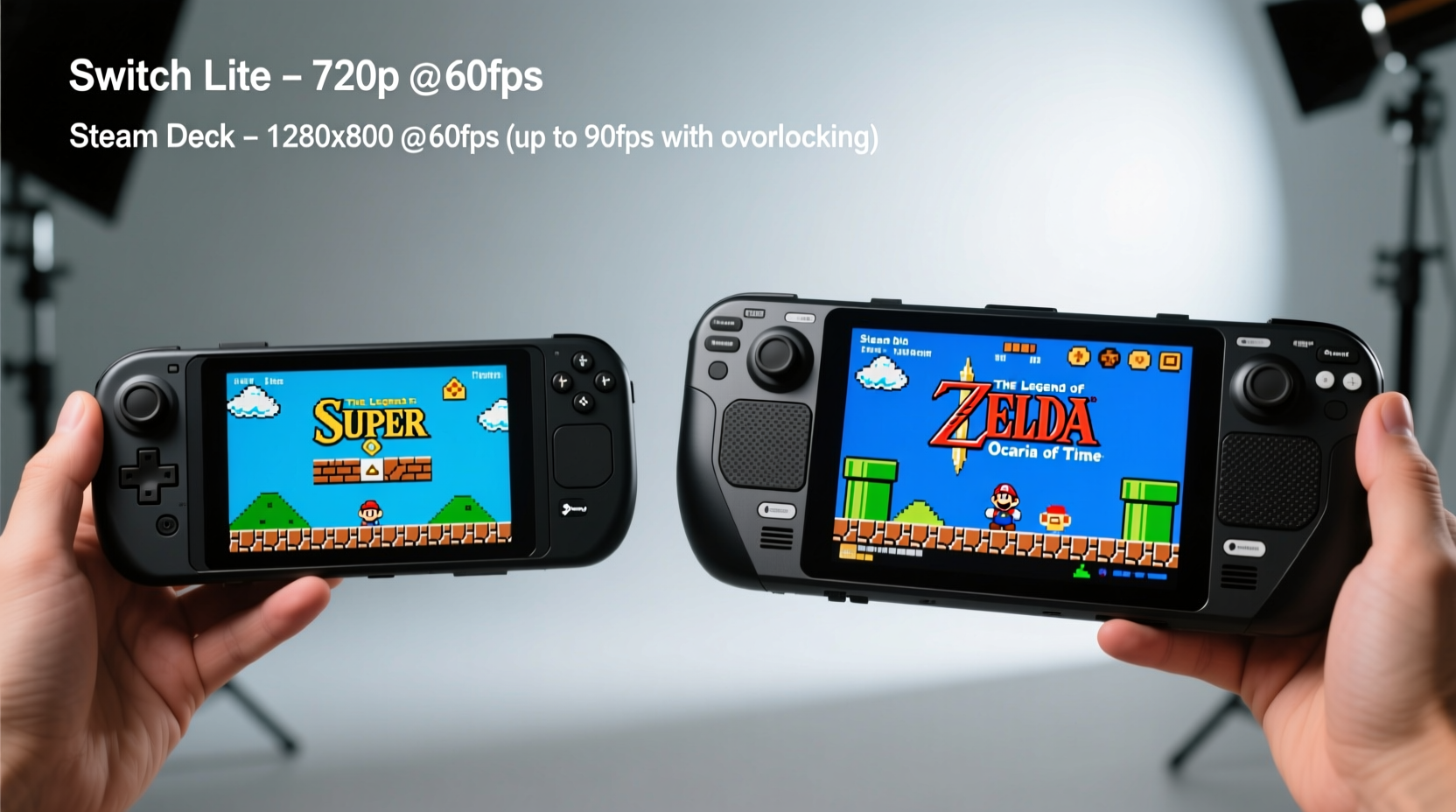 switch lite vs steam deck for retro emulation performance