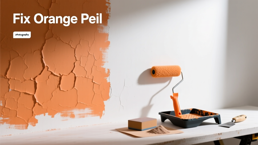 How to Fix Paint Orange Peel Texture on Walls