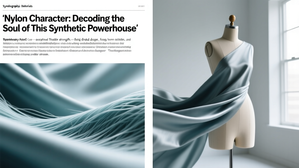 Nylon Character: Decoding the Soul of This Synthetic Powerhouse