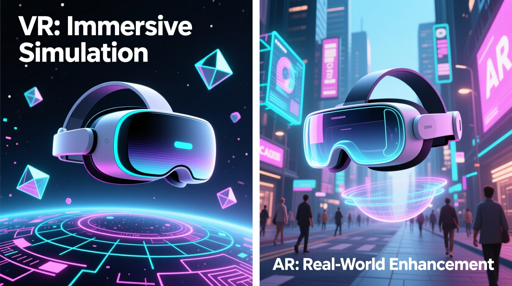 virtual reality headsets vs augmented reality which has broader uses