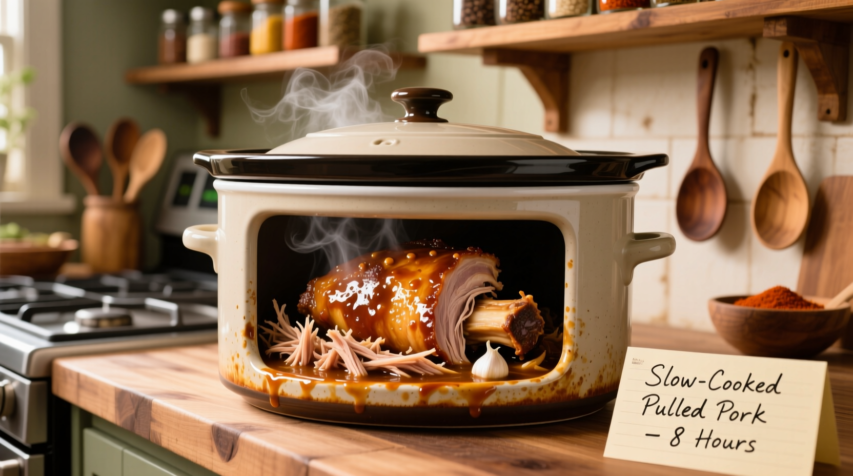 how to cook pulled pork in crock pot