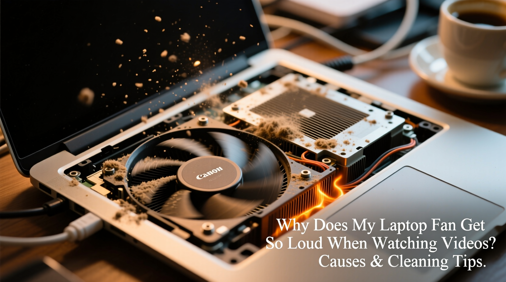 why does my laptop fan get so loud when watching videos causes and cleaning tips