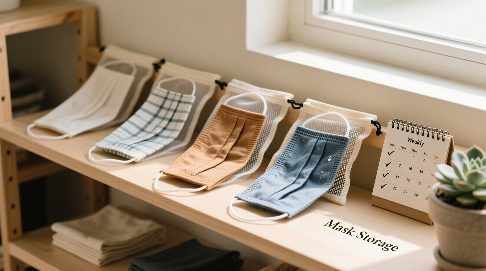 cloth face mask storage tips