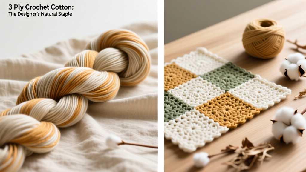 3 Ply Crochet Cotton: The Designer’s Natural Staple
