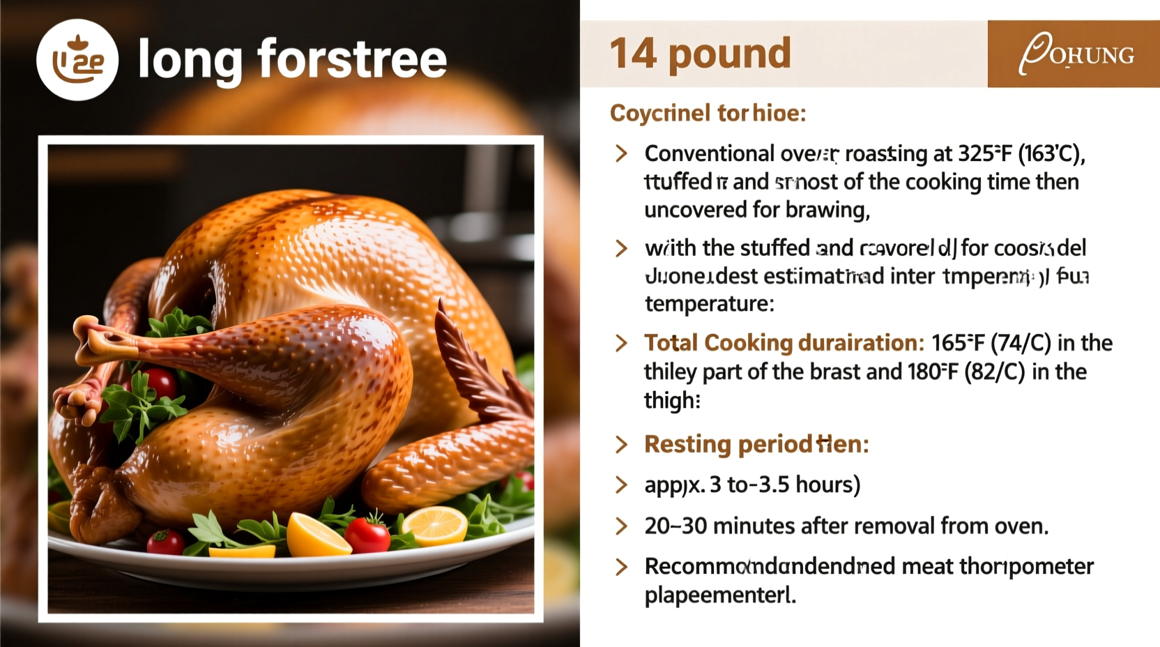 how long to cook 14 pound turkey