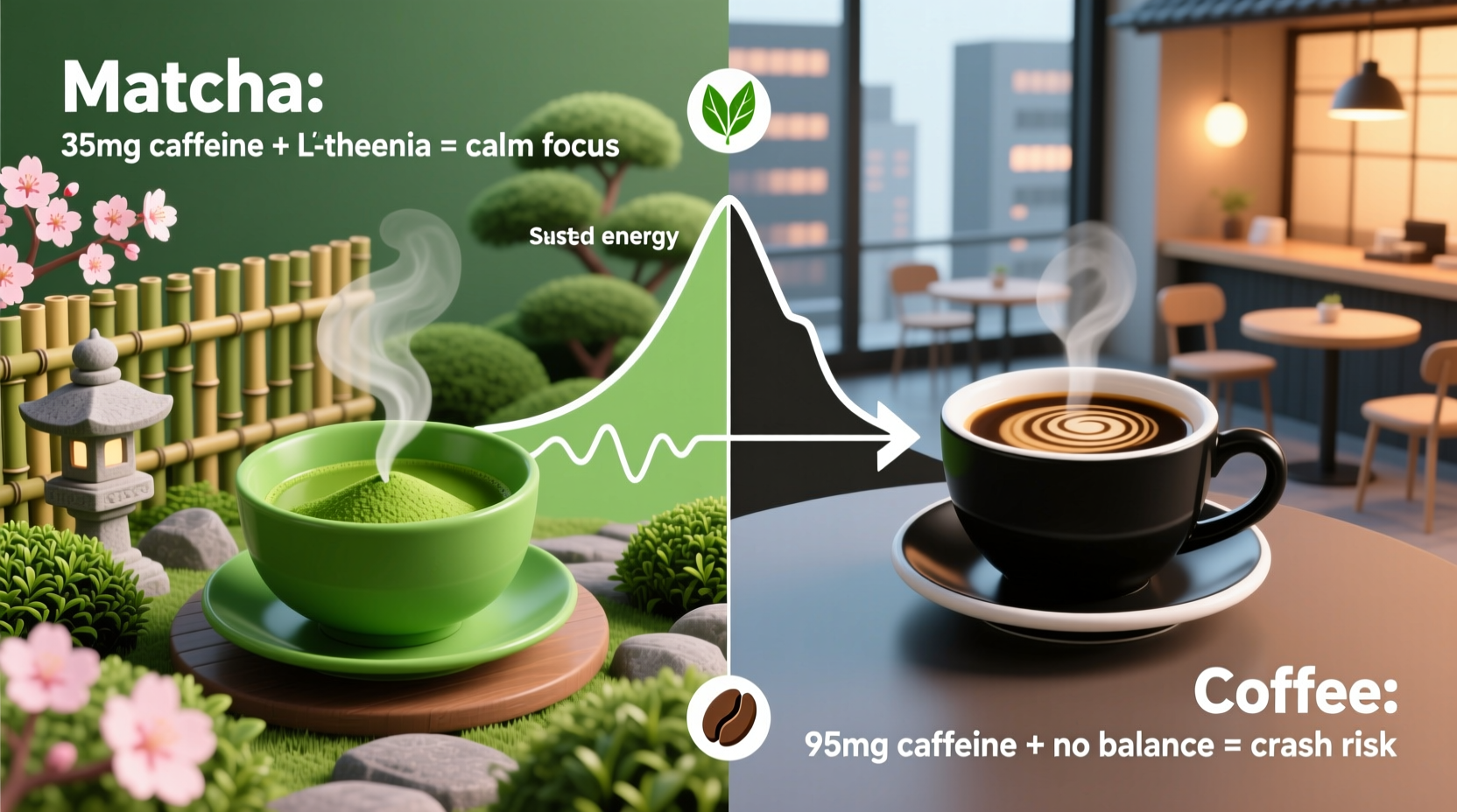 why is matcha better than coffee understanding the caffeine crash difference