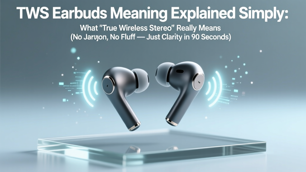 TWS Earbuds Meaning Explained Simply: What 'True Wireless Stereo' Really Means (No Jargon, No Fluff — Just Clarity in 90 Seconds)