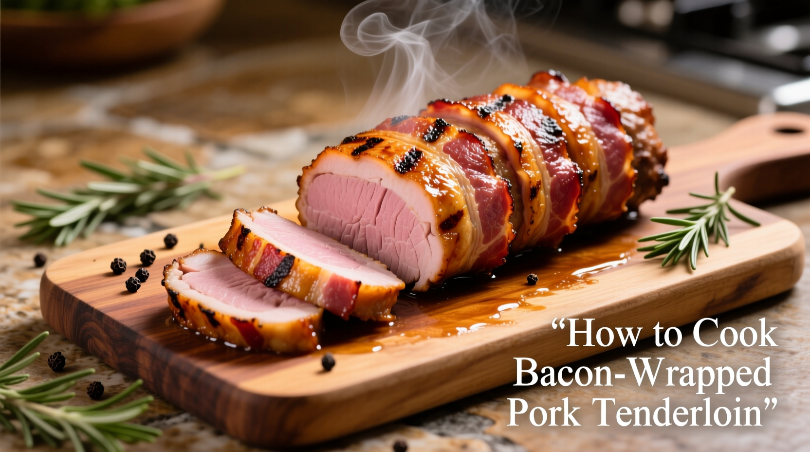 how to cook bacon wrapped pork tenderloin