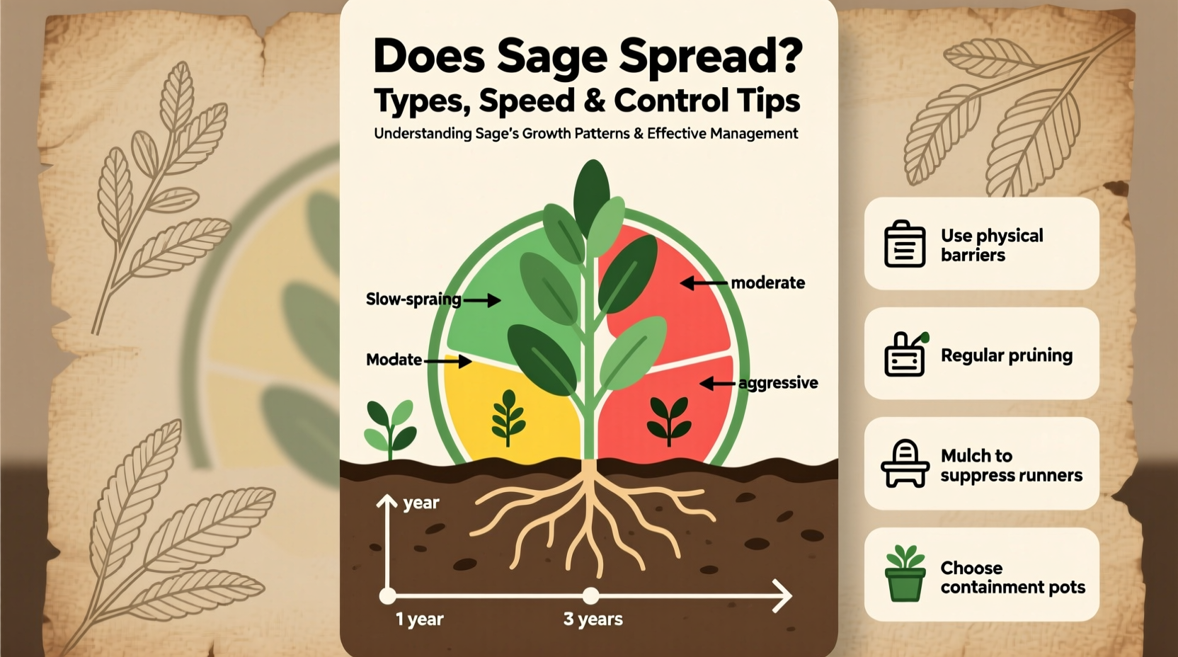 Does Sage Spread? 5 Control Tips | TheHomeSprouts