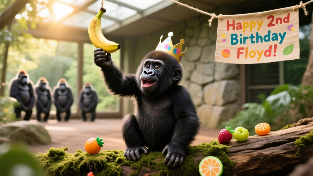 Celebrate Gorilla Baby Floyd's 2nd Birthday With Zoo Atlanta's New Gorilla Cam