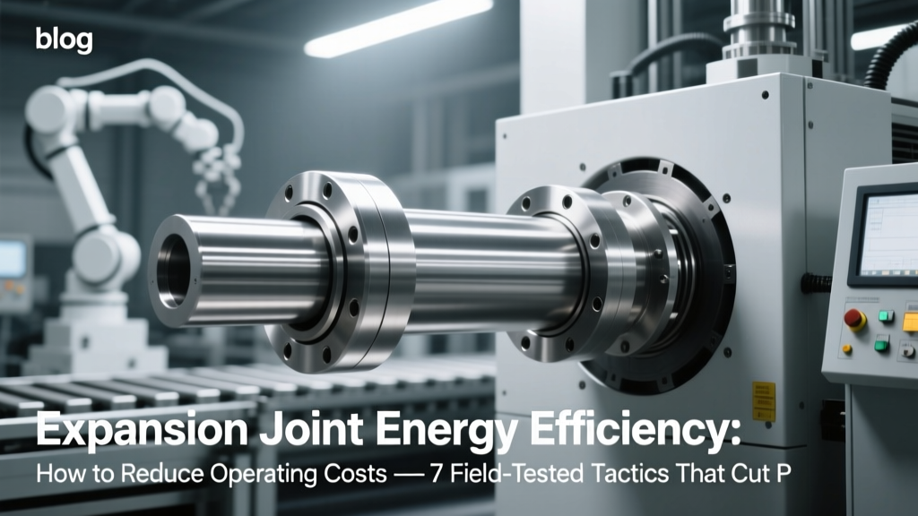 Cut Pumping Energy 18–32% with Smart Expansion Joints