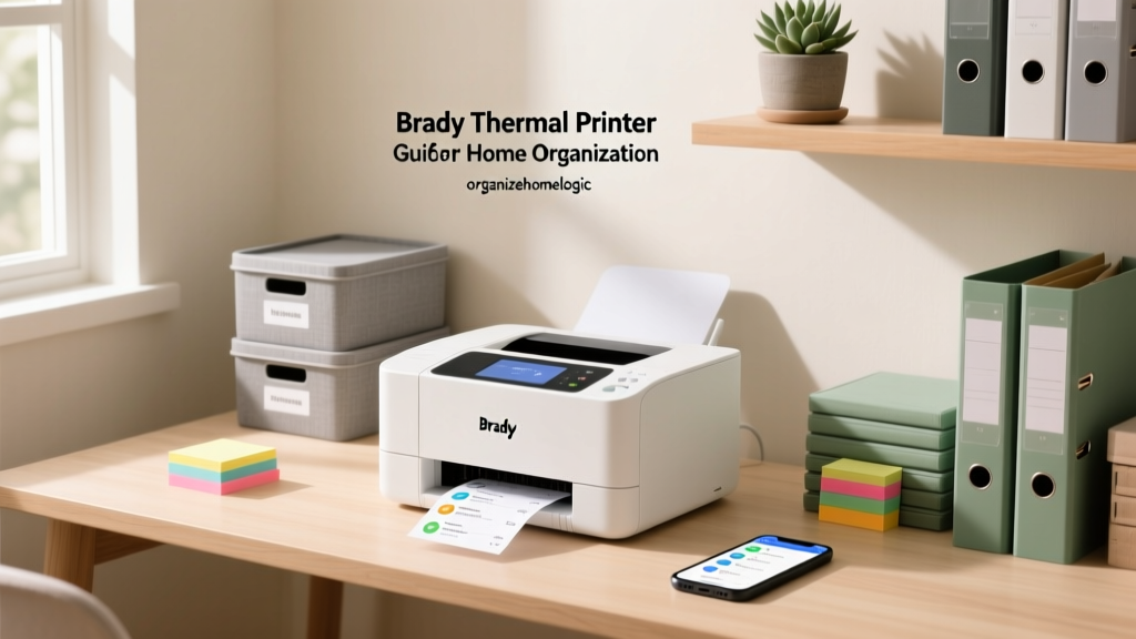 Brady Thermal Printer Guide for Home Organization