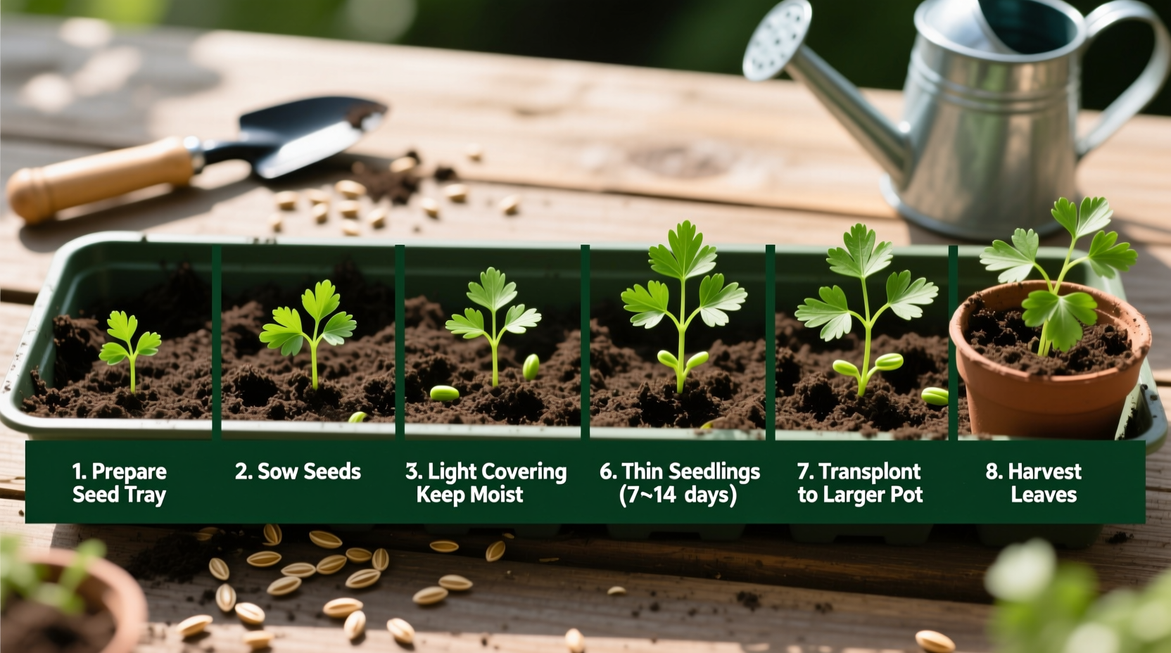 stepbystep guide to growing parsley from seed