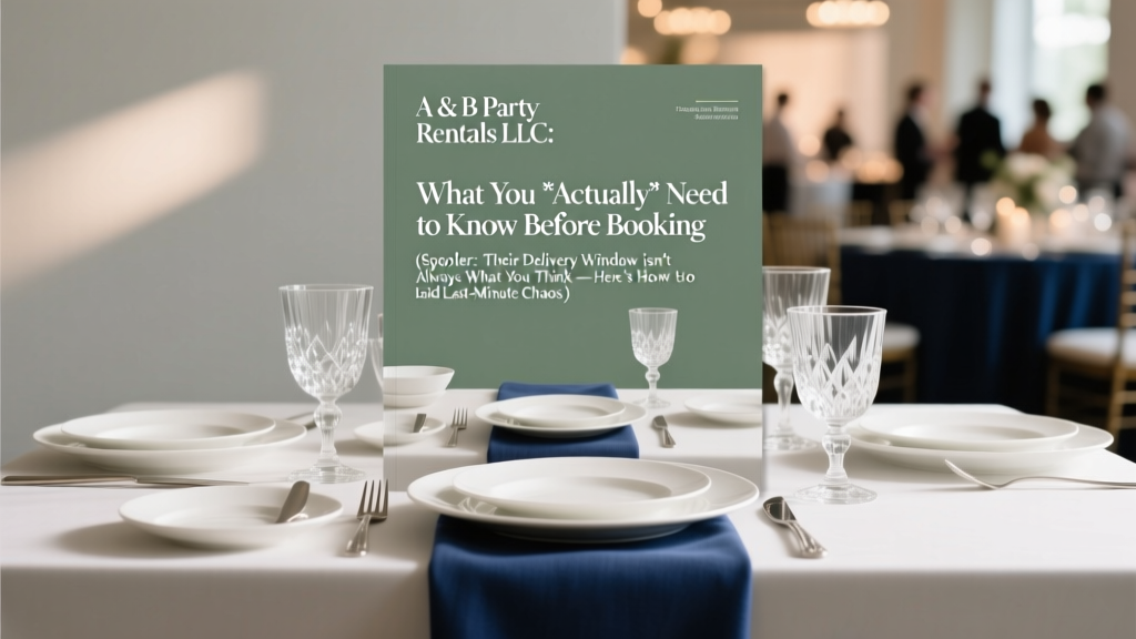 A & B Party Rentals: What You Must Know Before Booking