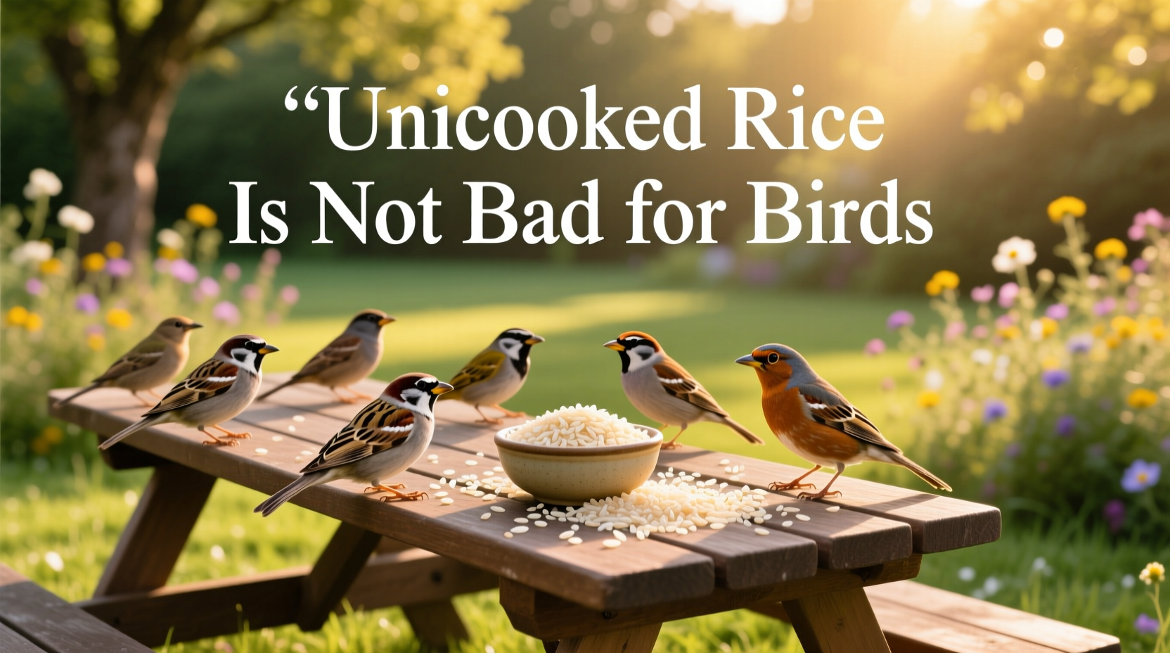 No, Uncooked Rice Is Not Bad for Birds