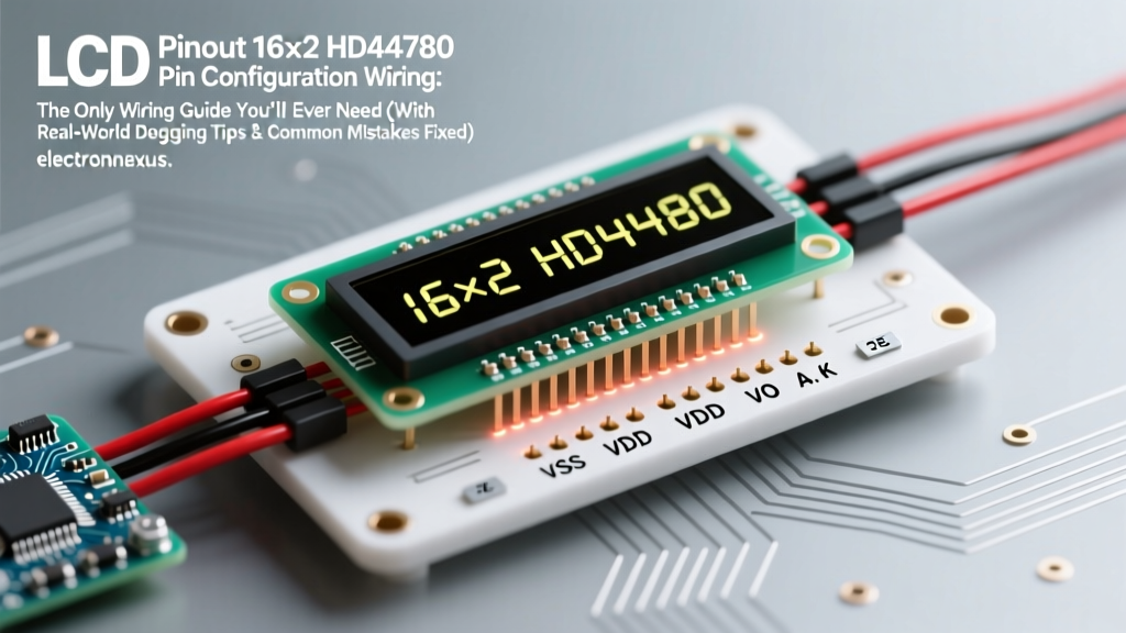 LCD Pinout 16x2 HD44780 Pin Configuration Wiring: The Only Wiring Guide You’ll Ever Need (With Real-World Debugging Tips & Common Mistakes Fixed)
