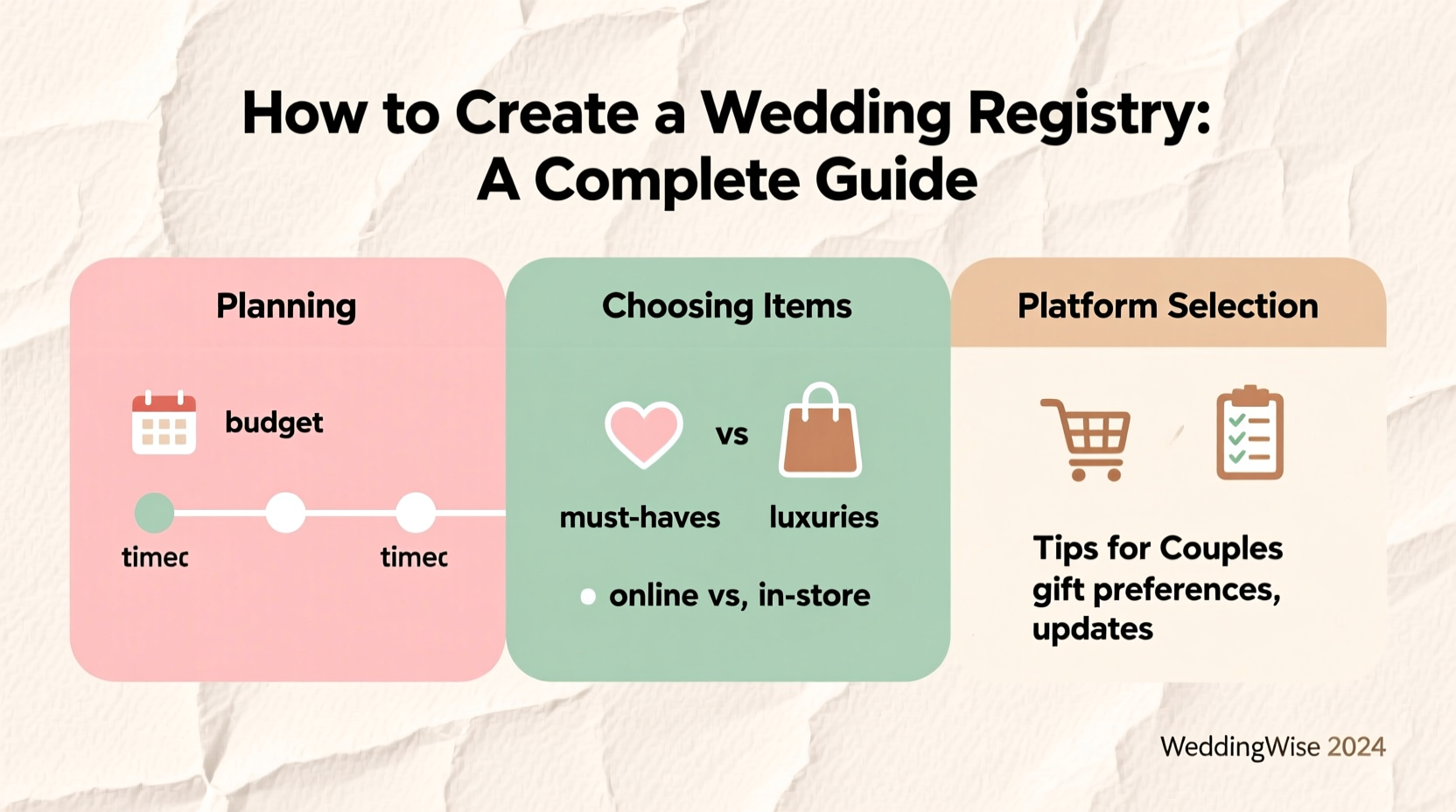 how to create a wedding registry