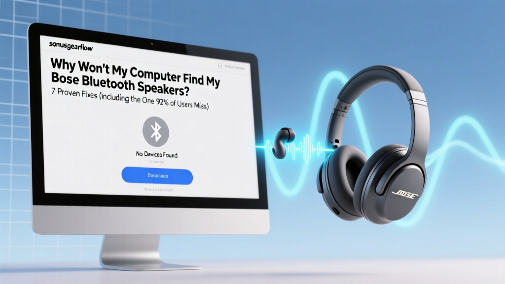 Why Won’t My Computer Find My Bose Bluetooth Speakers?