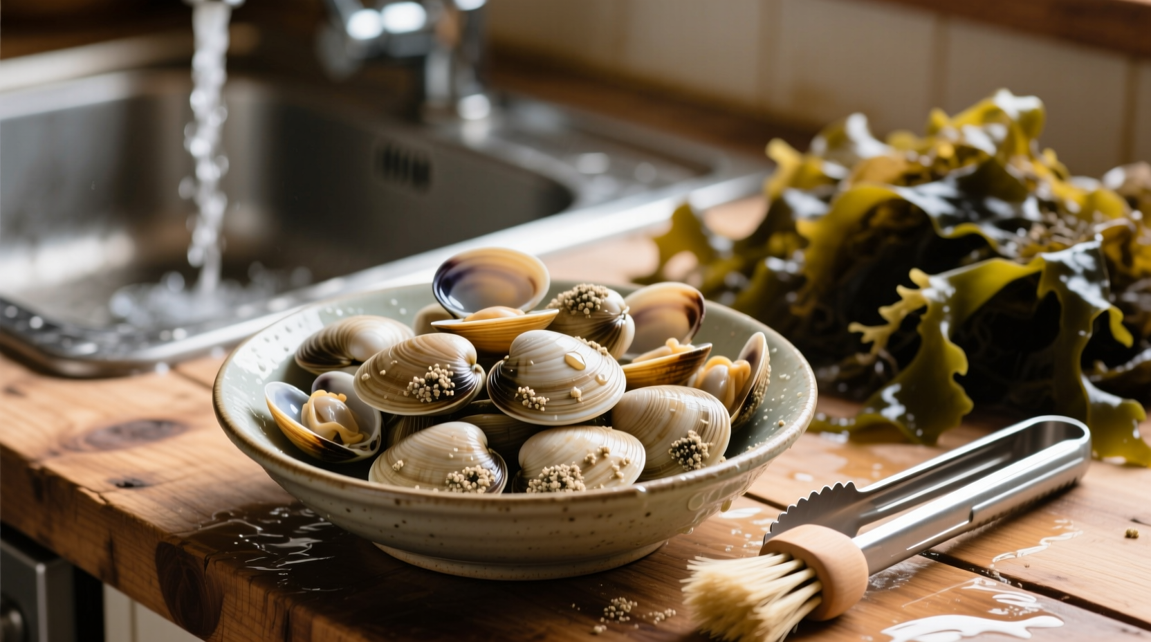 how to clean clams