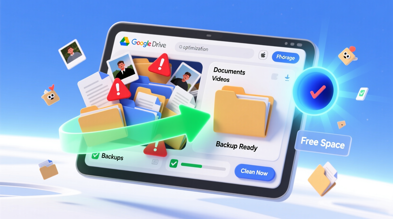 free up space in your google account so you can back up