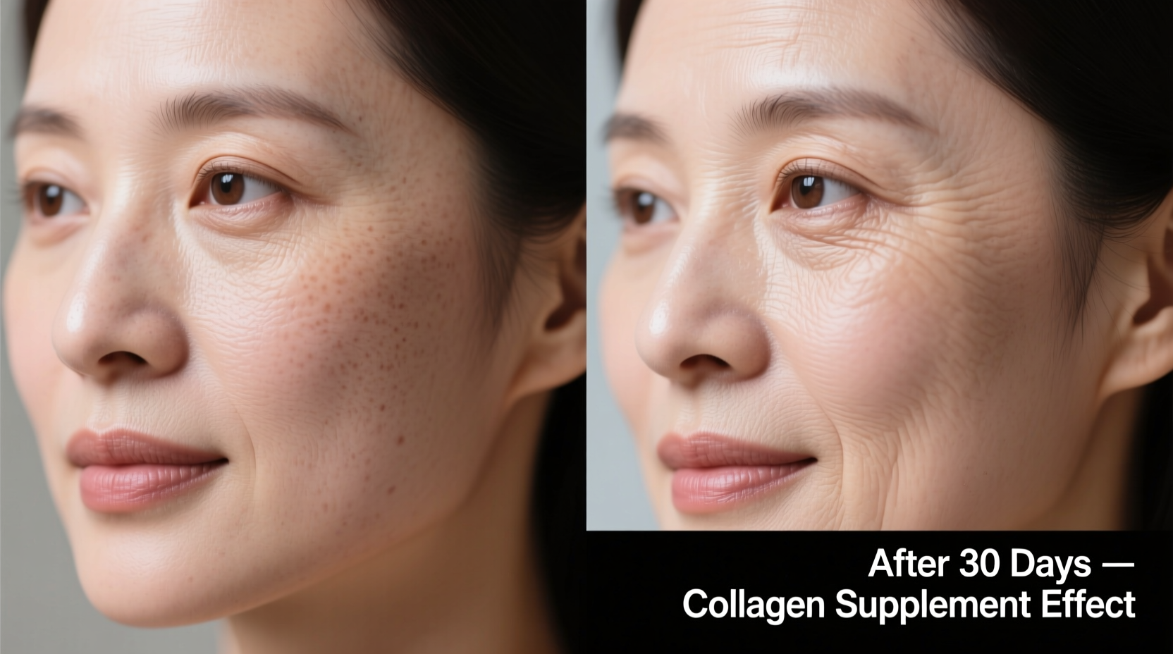 are collagen supplements actually visible in skin texture after 30 days
