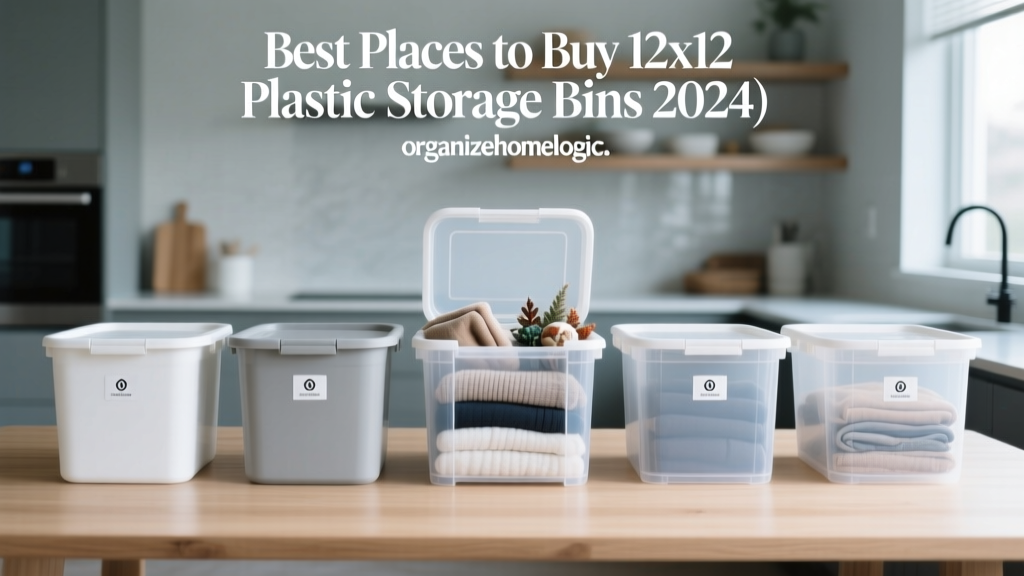 Best Places to Buy 12x12 Plastic Storage Bins (2024)