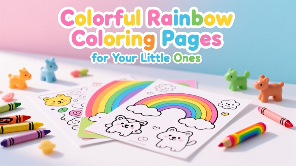 Colorful Rainbow Coloring Pages for Your Little Ones: Safety, Development, and Practical Guidance