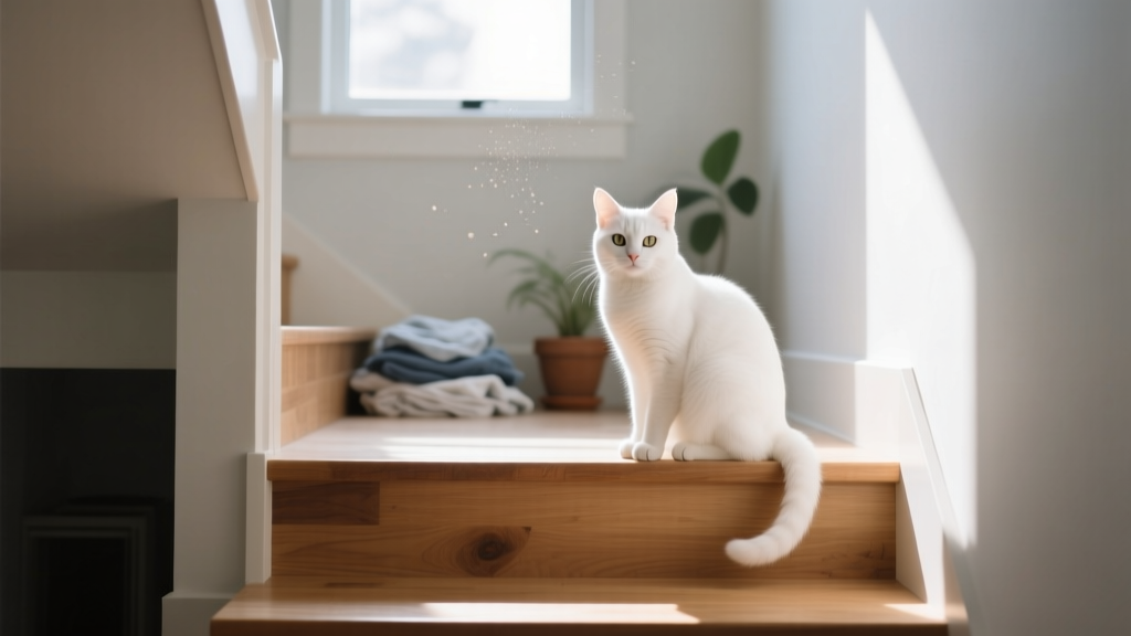 Why Cats Sit on the Basement Landing Area