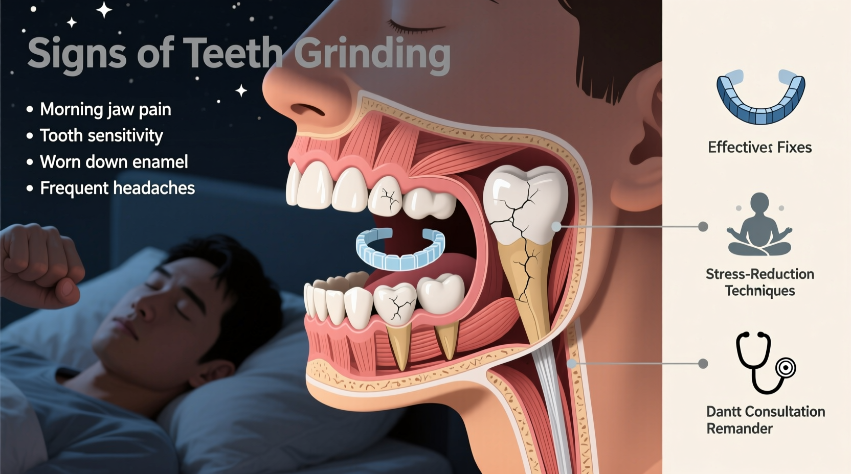 why do my teeth hurt when i wake up signs of grinding and fixes