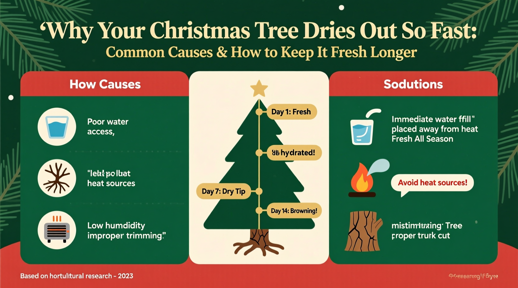 why does my christmas tree dry out so fast common causes and how to keep it fresh longer