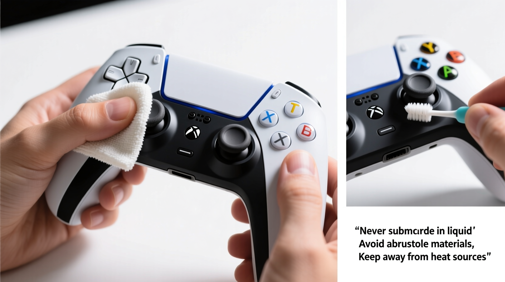 how to clean your gaming controller without ruining the buttons or sensors