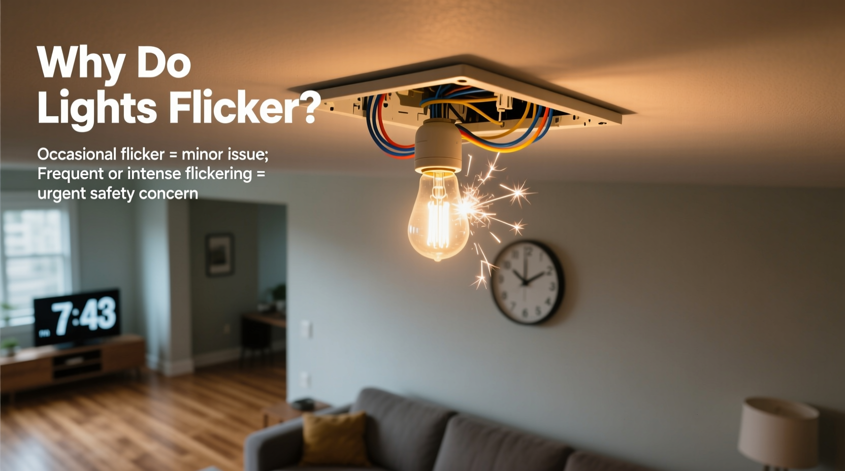 why do lights flicker occasionally and when should you worry