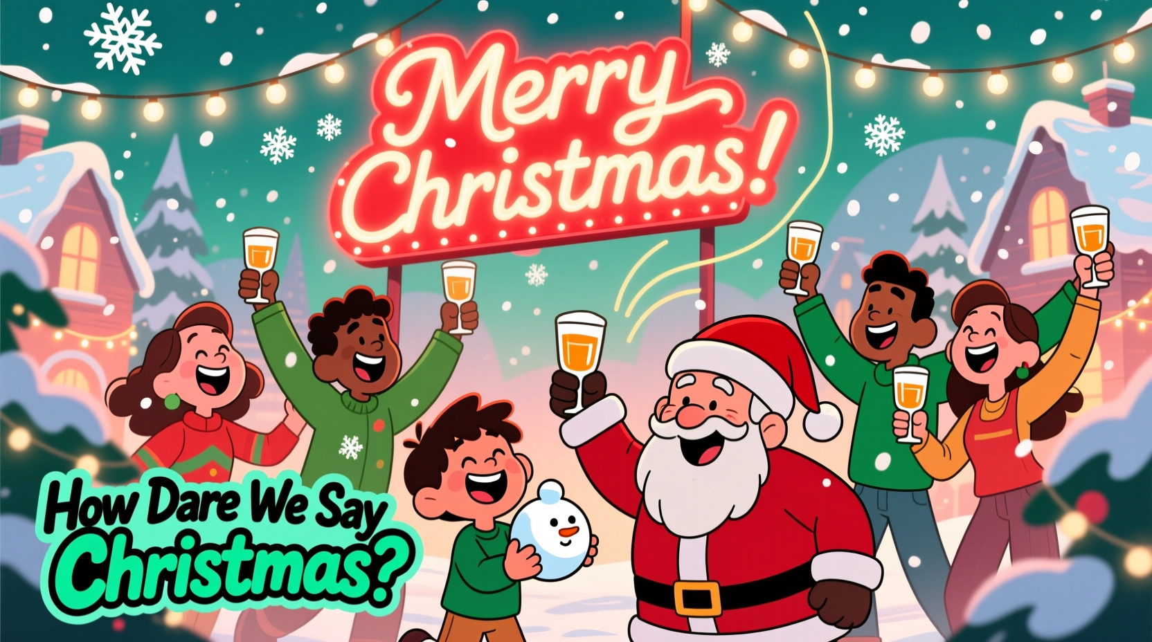 how dare we say merry christmas gif