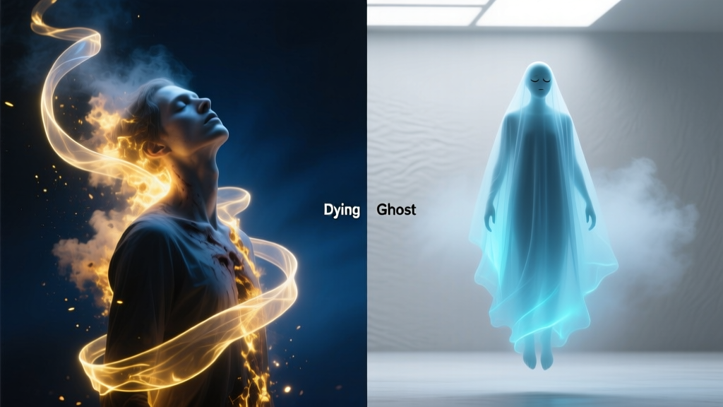 Dying vs Ghost: Dream Symbol Comparison