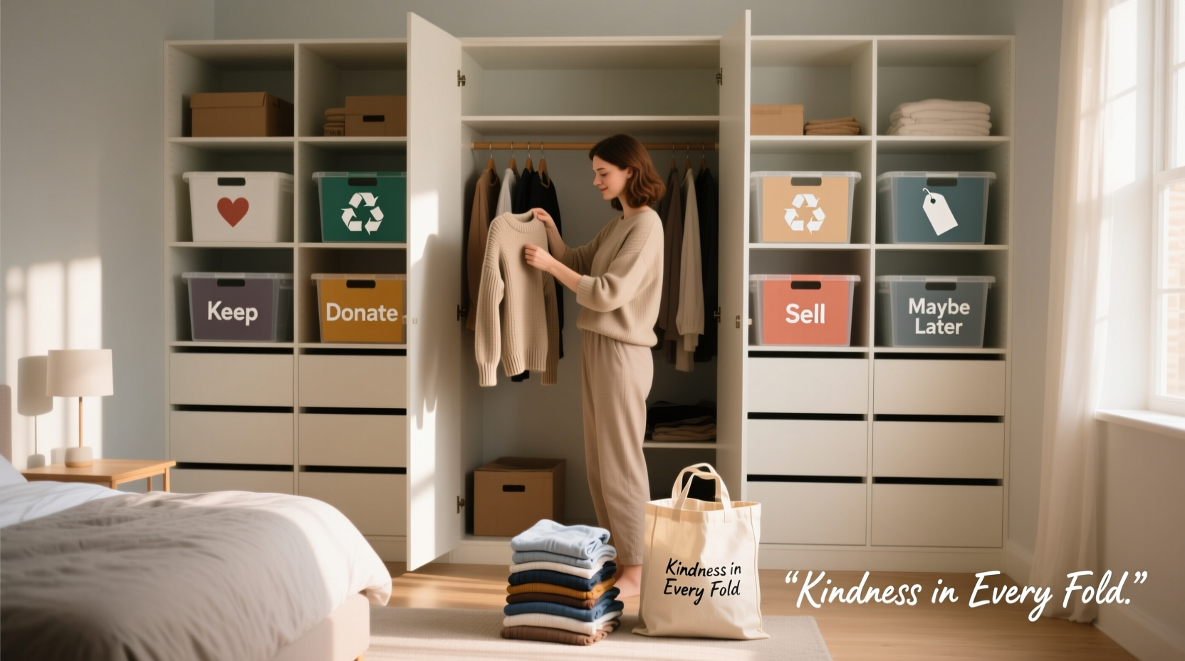 step by step guide to decluttering your wardrobe without feeling guilty