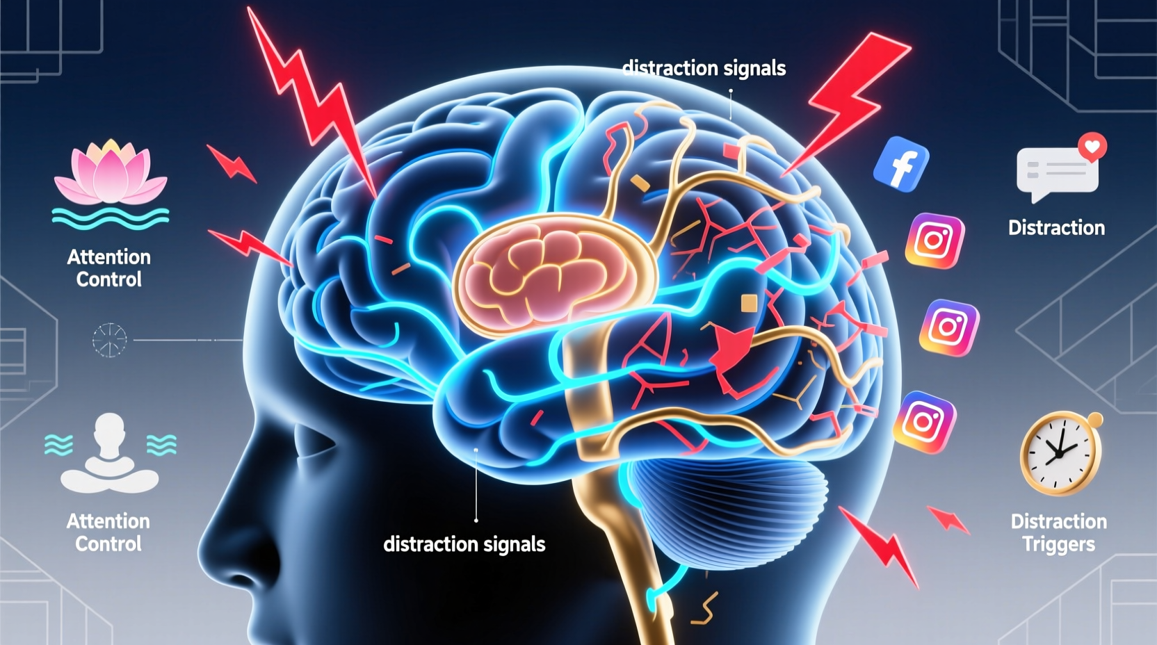 how to train your brain to get distracted less