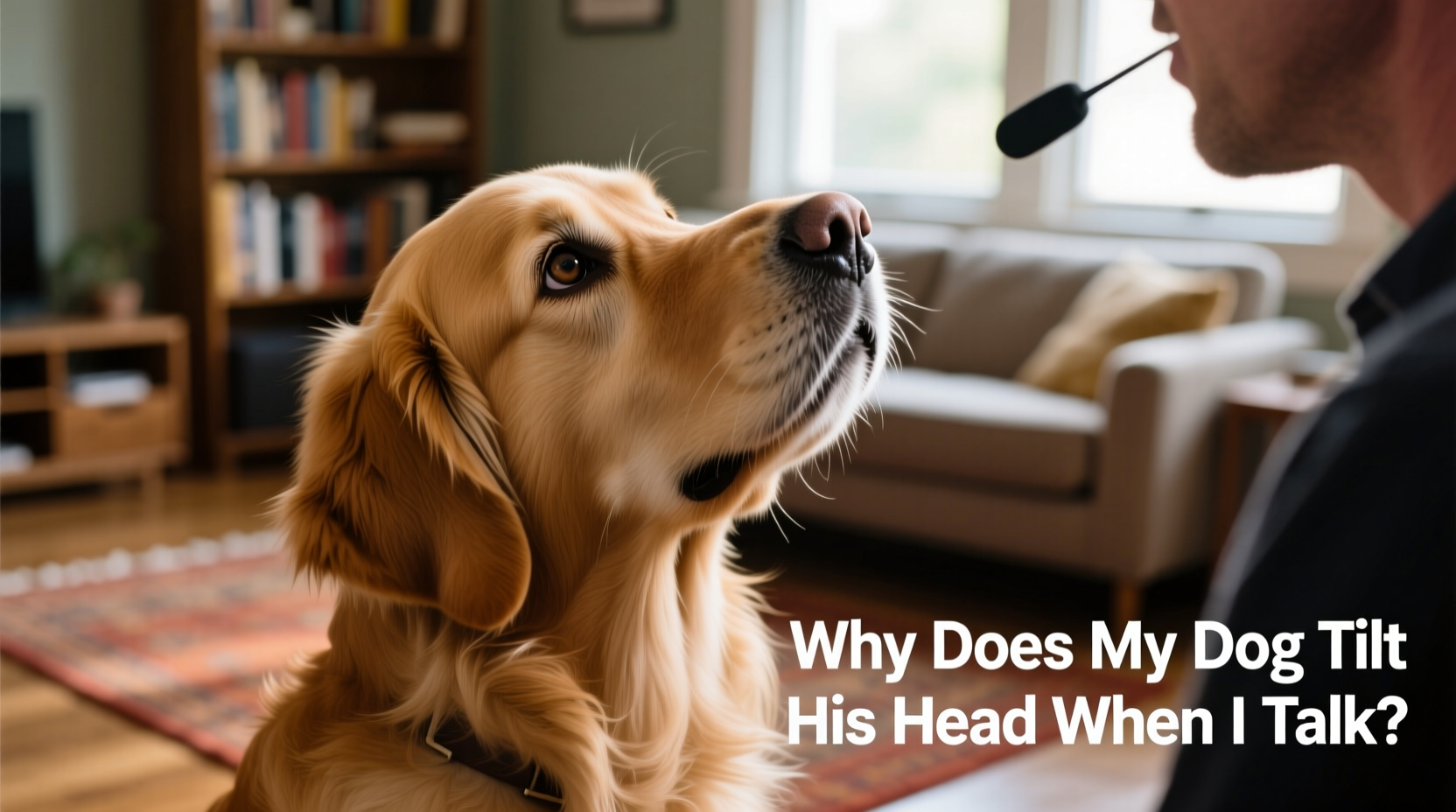 why does my dog tilt his head when i talk to him explained