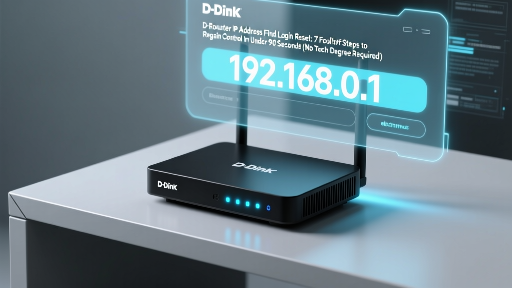 D-Link Router IP Address Find Login Reset: 7 Foolproof Steps to Regain Control in Under 90 Seconds (No Tech Degree Required)
